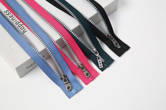 Kautschukzähne # 5 Plastikjacke Reißverschluss Leichtgewicht offene Enden Reißverschlüsse