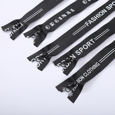 Auto-Lock Nylon Reißverschluss mit gedruckten Sport für Kleidung Schuhen Taschen wasserdicht