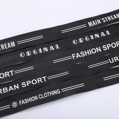 Auto-Lock Nylon Reißverschluss mit gedruckten Sport für Kleidung Schuhen Taschen wasserdicht