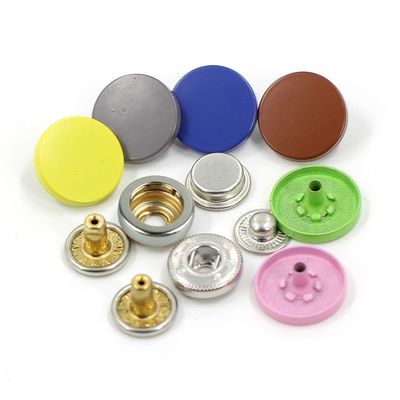 Dekorative Accessoires Rundpresse Zinklegierung Custom Metal Knopfknopf für Kleidung