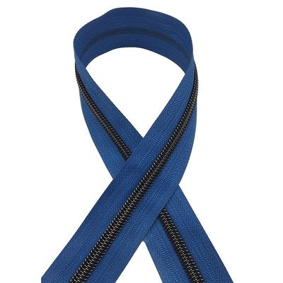 5# Nylon Reißverschluss Gold Farbiges Elektroplattierte Zähne Gold und Silber Zwiebel Reißverschluss Nylon Reißverschluss zum Verkauf