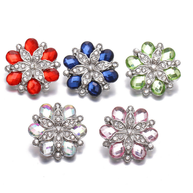 Luxus-Umwelt-Diamantknöpfe Schmuckknopf für Kleidung und Schuhdekoration Schankknopf